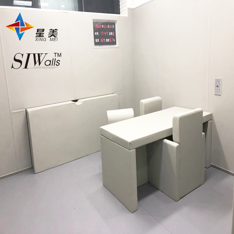 湖南株洲市紀(jì)委留置室軟包防撞系統(tǒng)建設(shè)材料